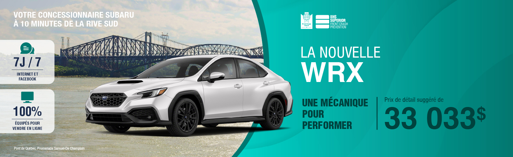 La Subaru WRX 2021 à Québec - Desjardins Subaru La Subaru WRX 2021 à Québec - Desjardins Subaru
