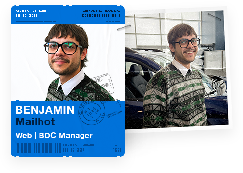 Benjamin Mailhot, Web | BDC manager at Desjardins Subaru