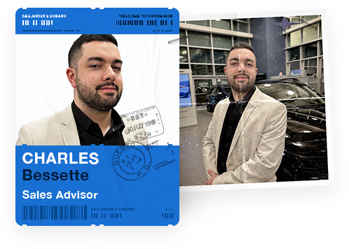 Charles Bessette, Sales Advisor at Desjardins Subaru