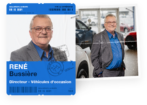 René Bussière, directeur - véhicules d'occasion chez Desjardins Subaru