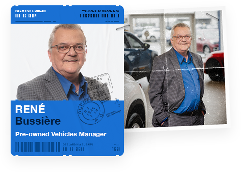René Bussière, Pre-Owned Vehicles Manager at Desjardins Subaru