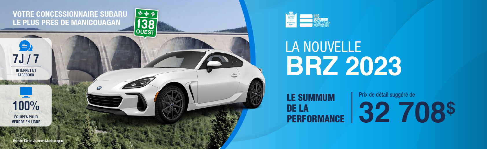 La Subaru BRZ 2022 à Québec- Desjardins Subaru